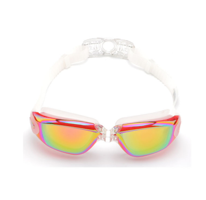 Unisex Anti-Fog Waterproof Swimming Goggles Large Frame