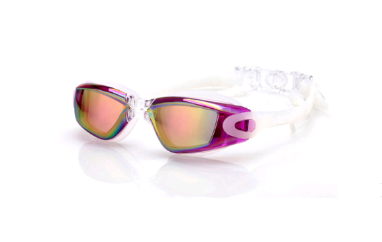 Unisex Anti-Fog Waterproof Swimming Goggles Large Frame