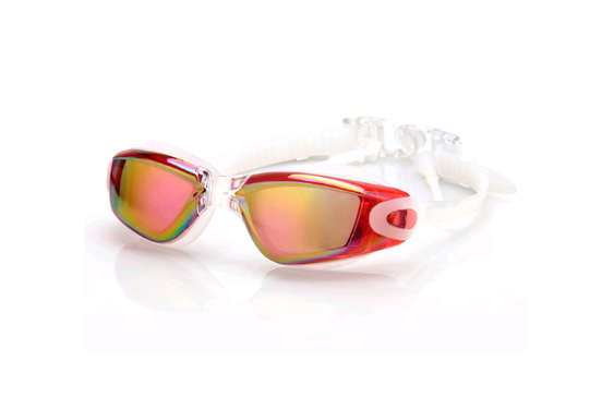 Unisex Anti-Fog Waterproof Swimming Goggles Large Frame