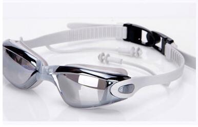 Unisex Anti-Fog Waterproof Swimming Goggles Large Frame