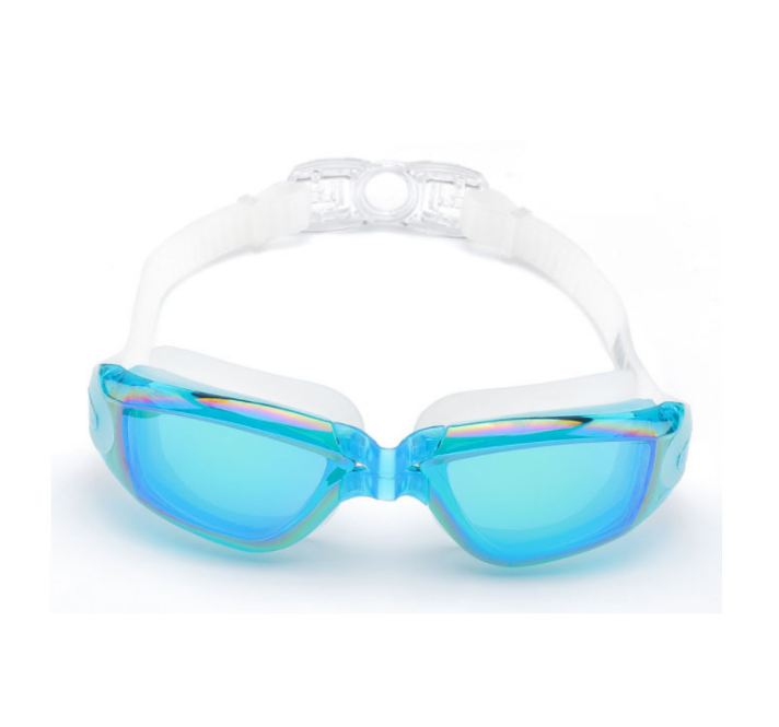 Unisex Anti-Fog Waterproof Swimming Goggles Large Frame