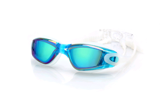 Unisex Anti-Fog Waterproof Swimming Goggles Large Frame