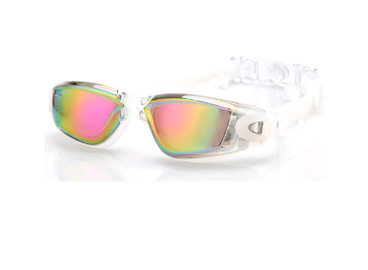 Unisex Anti-Fog Waterproof Swimming Goggles Large Frame