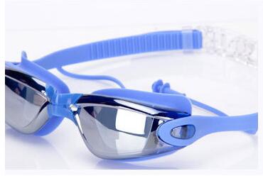 Unisex Anti-Fog Waterproof Swimming Goggles Large Frame